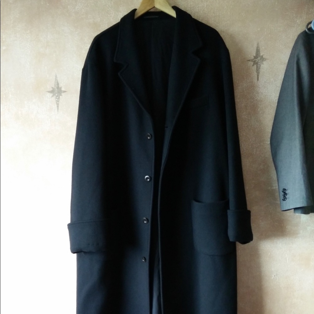 Yohji Yamamoto Pour Homme Wool Overcoat Medium